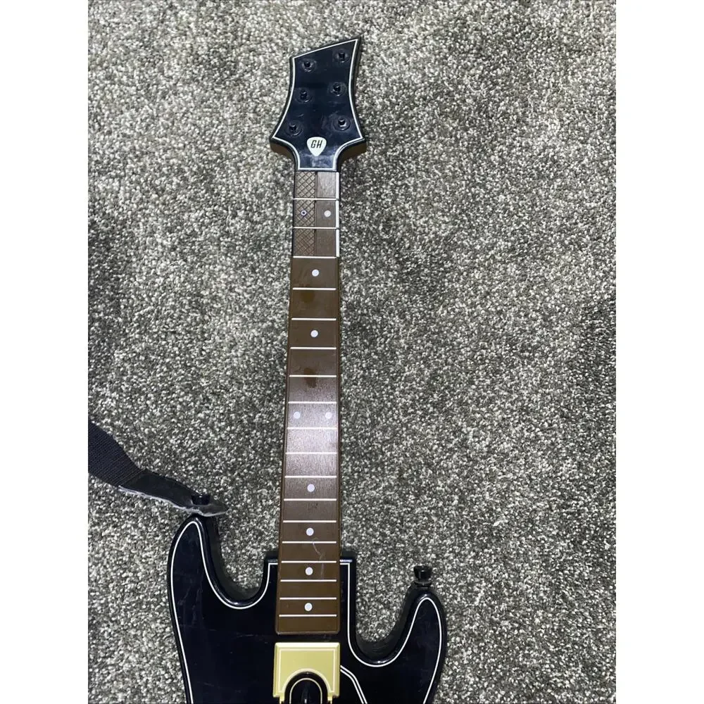 Activision Guitar Hero Power Wireless Guitar Black Gold PS4 XBox One 360 READ